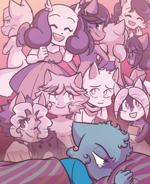 Daisy cries into her pillow while picturing Lucy, Rachel, Courtney, Jessica, Madison, Sandy, Mike, James, Jasmine, Tess and David.