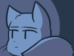 Lucy's eyes dull to a detached, neutral stare as Mike hugs her tightly.