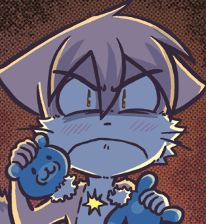 Paulo, eyes narrowed, rips the head off the blue teddy bear.
